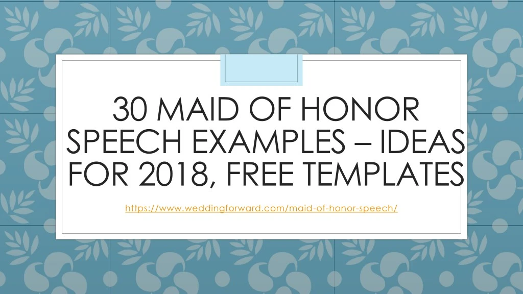 30 maid of honor speech examples ideas for 2018