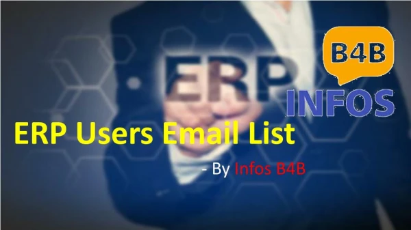 ERP Users Email List | ERP Users List | ERP Mailing List