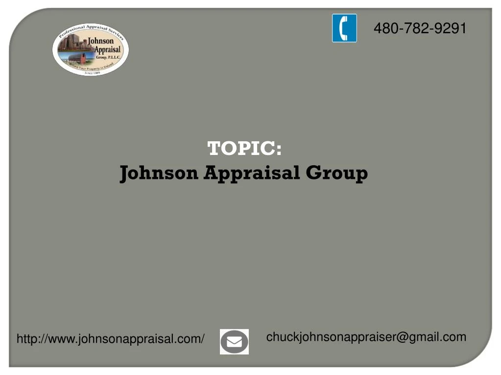 topic johnson appraisal group