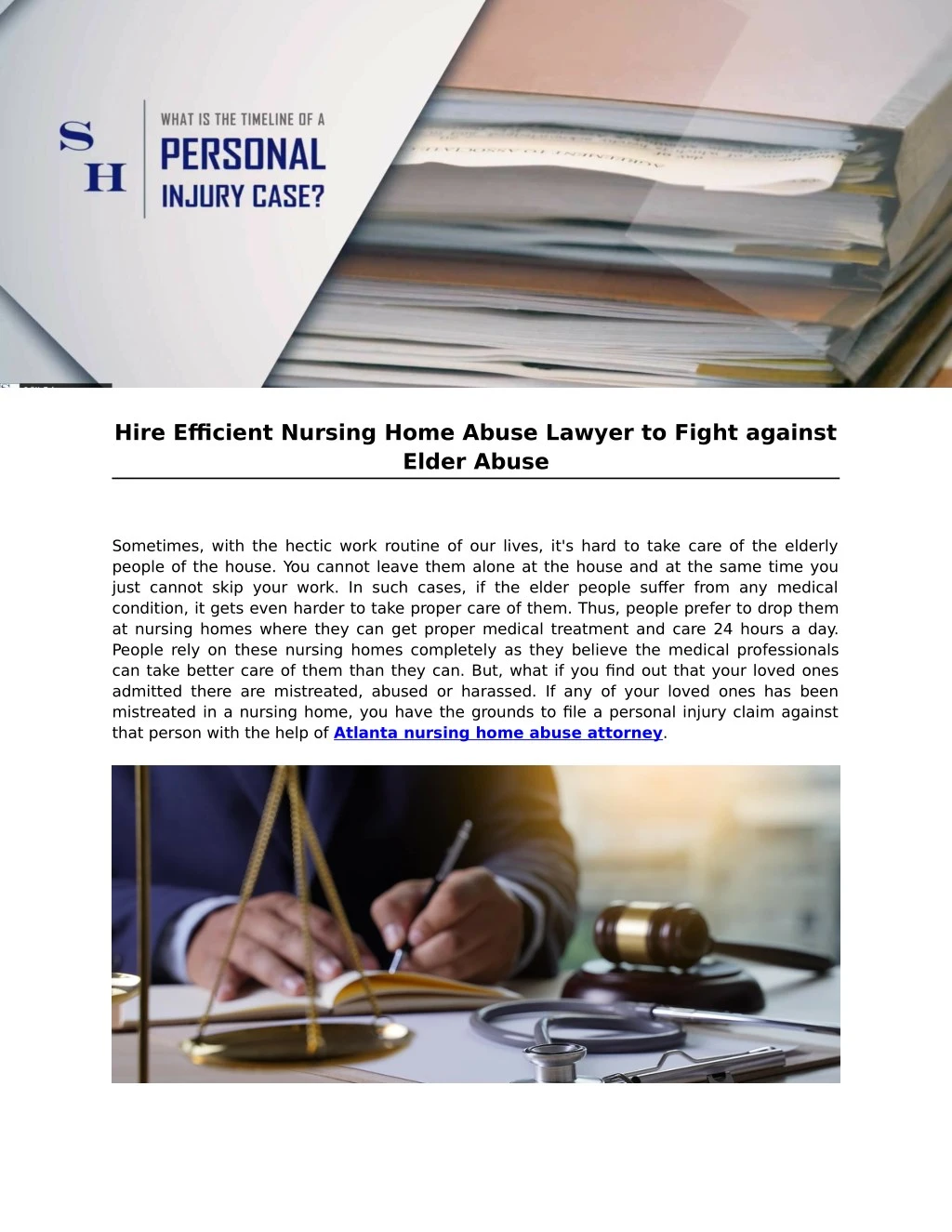 hire efficient nursing home abuse lawyer to fight