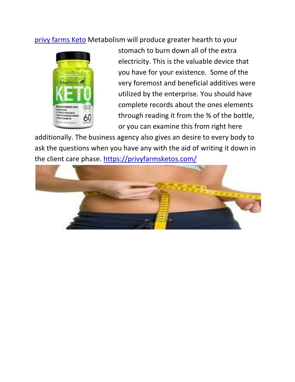 privy farms keto metabolism will produce greater