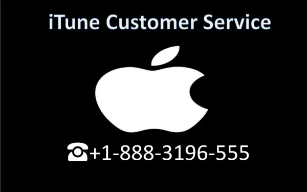 iTune Customer Service ☎ 1-888-3196-555