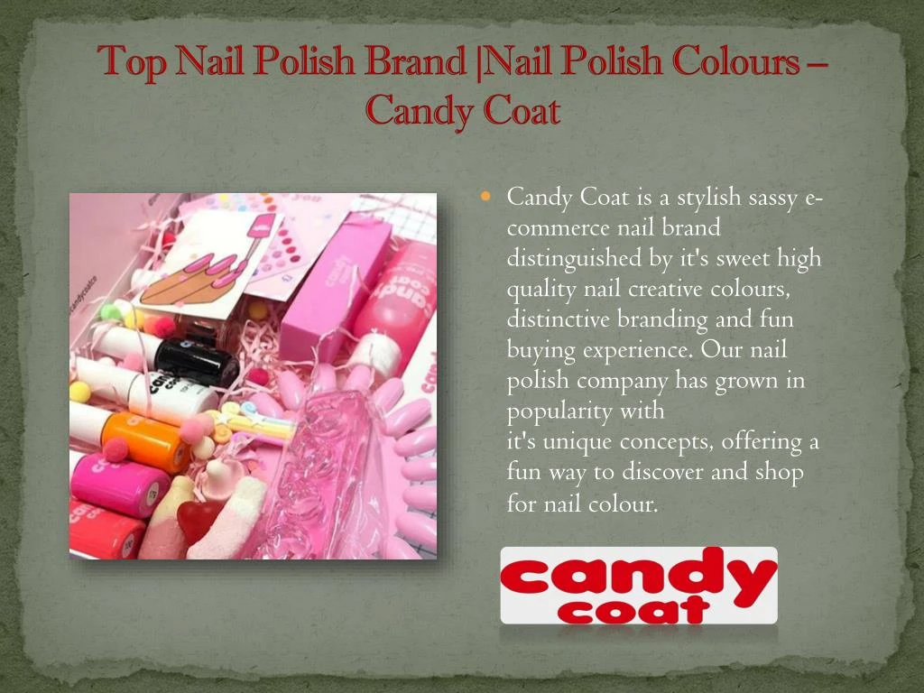 top nail polish brand nail polish colours candy coat