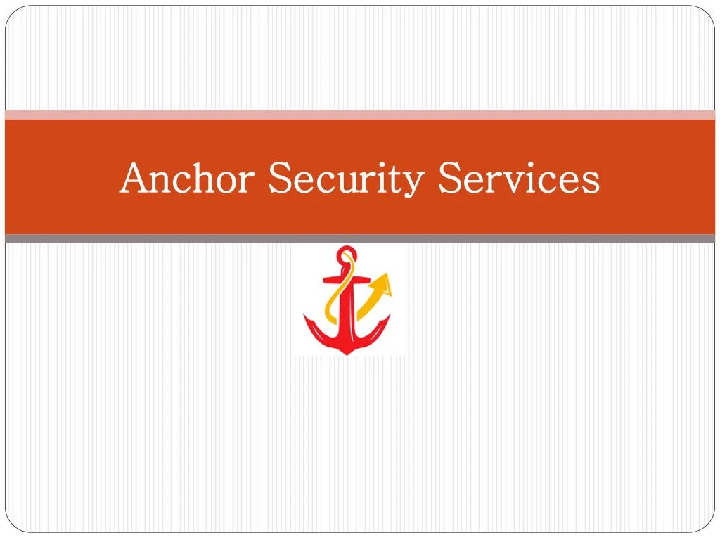 anchor security services