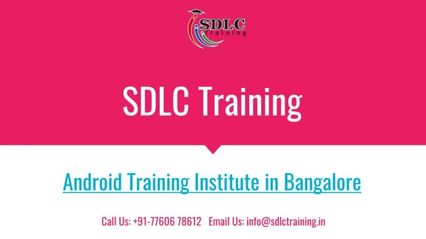 Job Oriented Android Course in Marathahalli, Bangalore