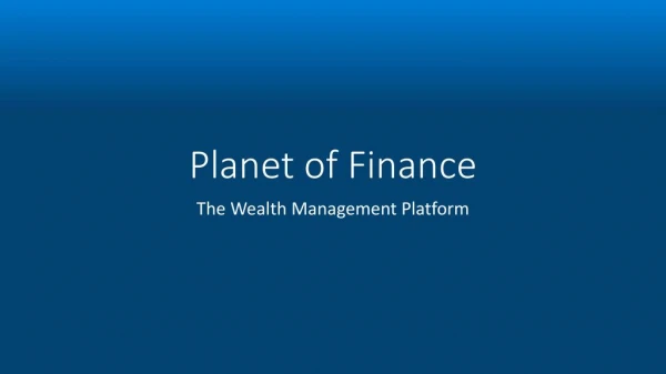 Help Investors To Get Advice or Invest With thousands of Qualified finance professionals