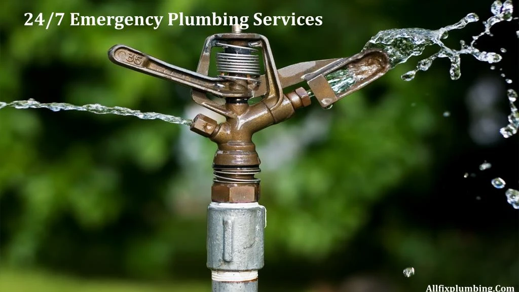 24 7 emergency plumbing services