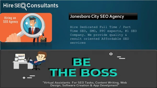 Jonesboro City SEO Agency to enhance website traffic Hire SEO consultants