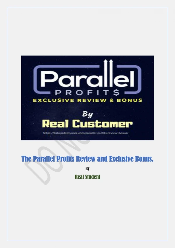 Parallel Profits is Facebook Friendly And Quickly Tweetable!