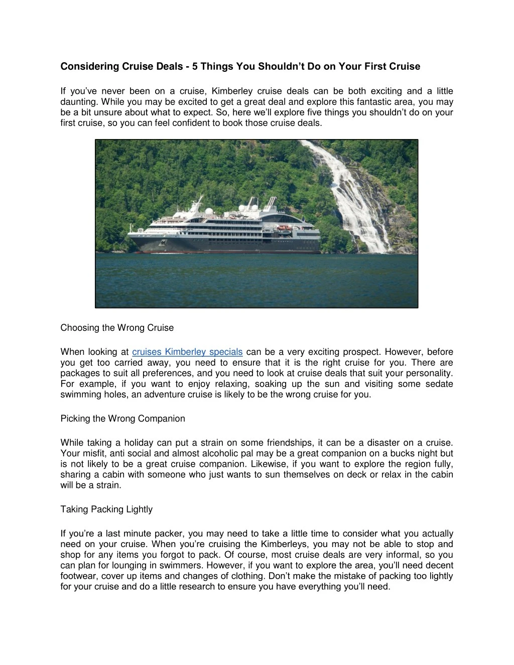 considering cruise deals 5 things you shouldn