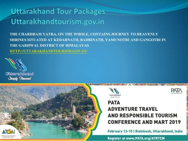Uttarakhand Tour Packages: Uttarakhandtourism.gov.in