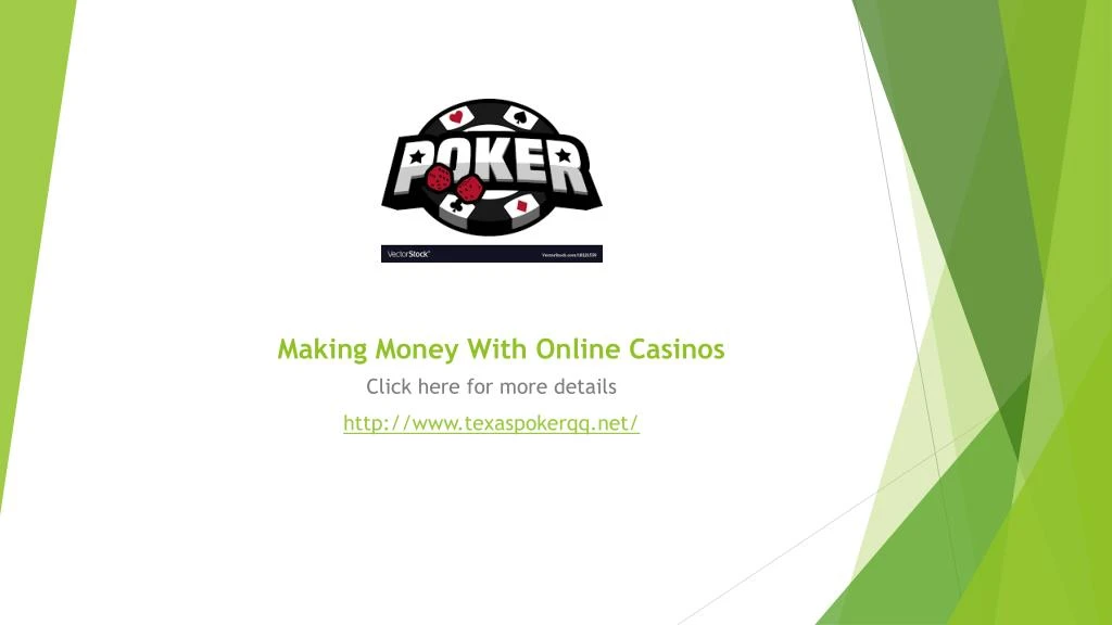 making money with online casinos