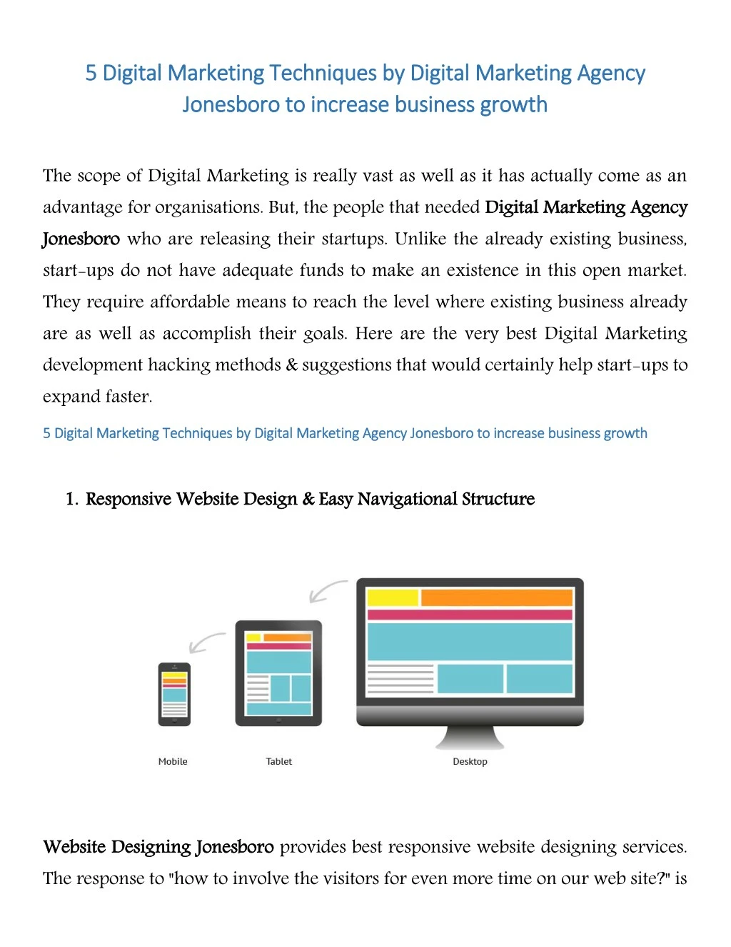 5 digital marketing techniques 5 digital