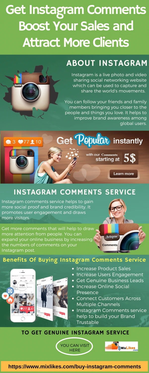 Get Instagram Comments Boost Your Sales and Attract more Clients
