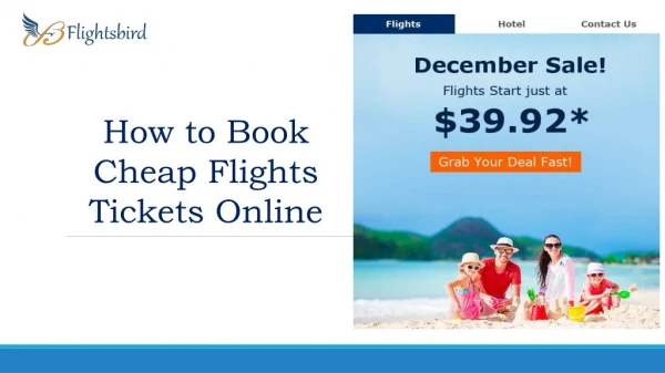 How to Book Cheap Flights Tickets Online