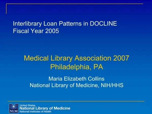 Interlibrary Loan Patterns in DOCLINE Fiscal Year 2005