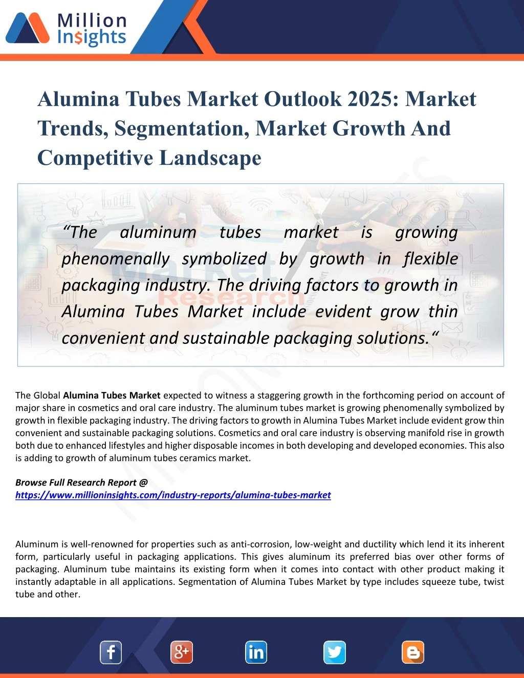alumina tubes market outlook 2025 market trends