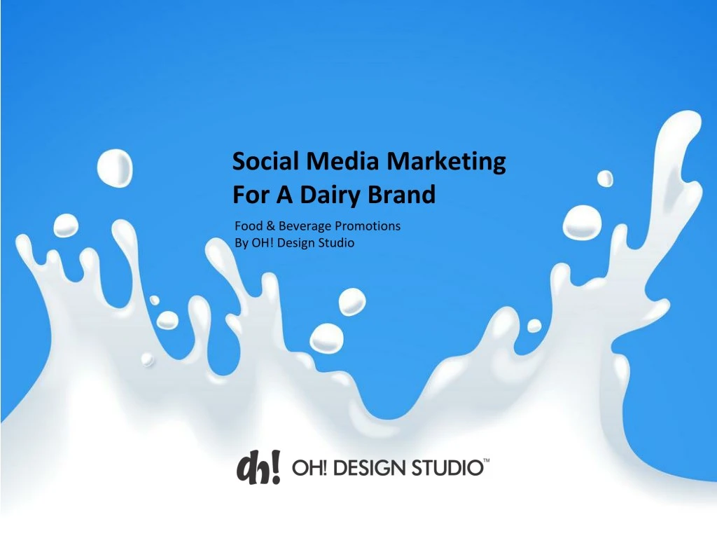 social media marketing for a dairy brand