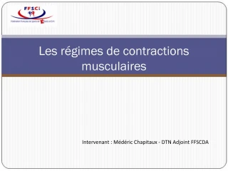 Les r gimes de contractions musculaires - slide 1