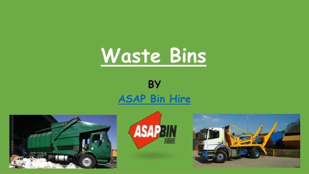 waste bins