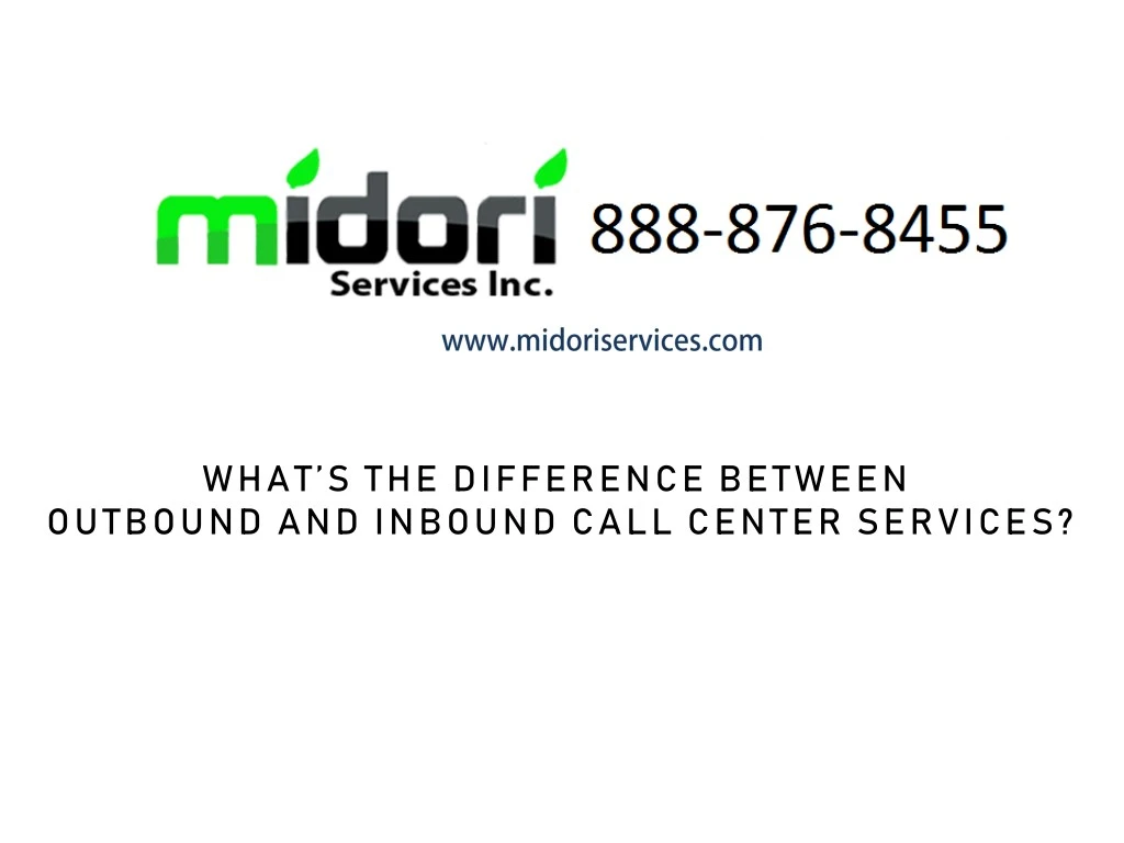 what s the difference between outbound