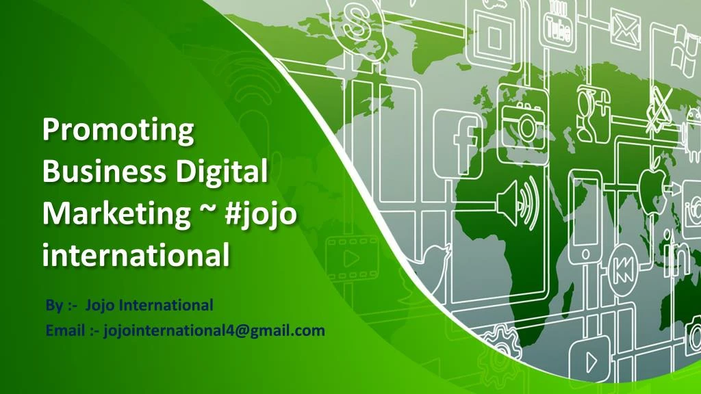 promoting business digital marketing jojo international