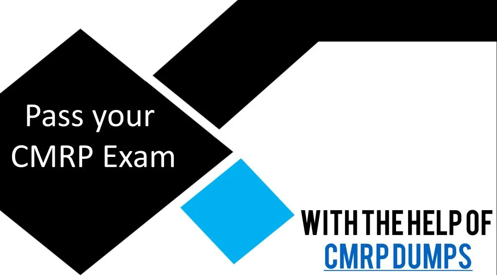 pass your cmrp exam