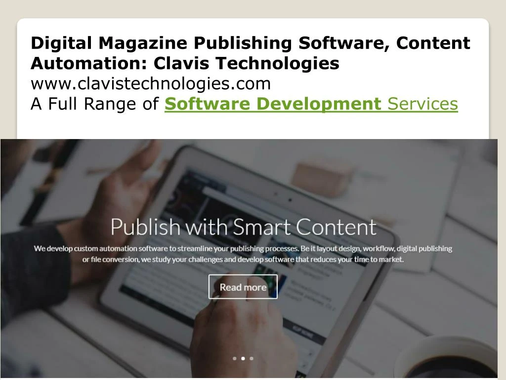 digital magazine publishing software content