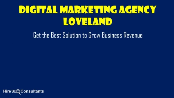 Hire SEO Consultants Loveland