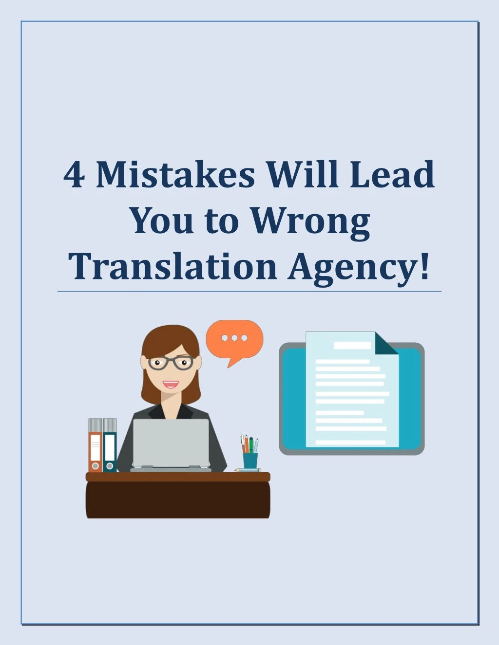 4 mistakes will lead you to wrong translation