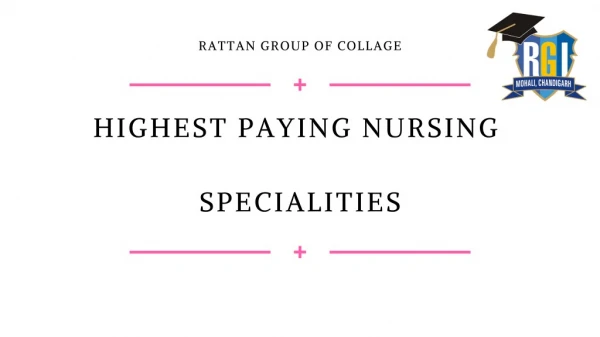 Highest Paying Nursing Specialities