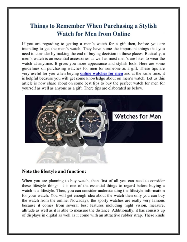 Buy Online Men’s Watches in UK |DK Wholesale Ltd.
