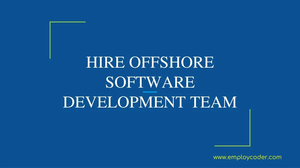 hire offshore software development team