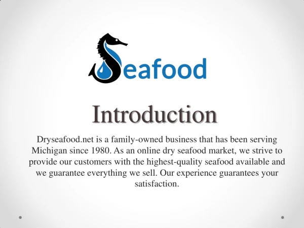 Buy Dry Seafood Online at the Affordable Price by Dryseafood.net