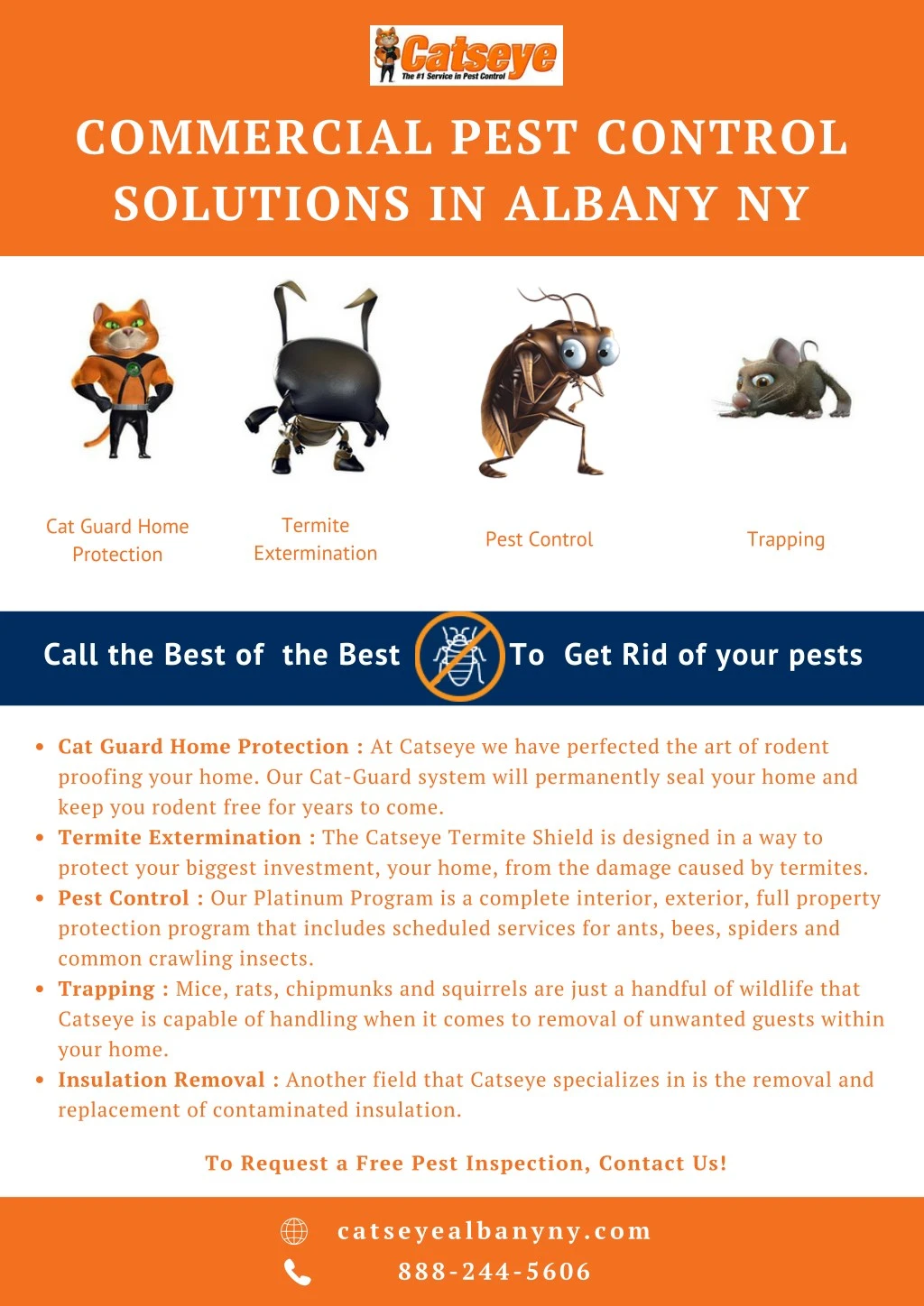 commercial pest control solutions in albany ny