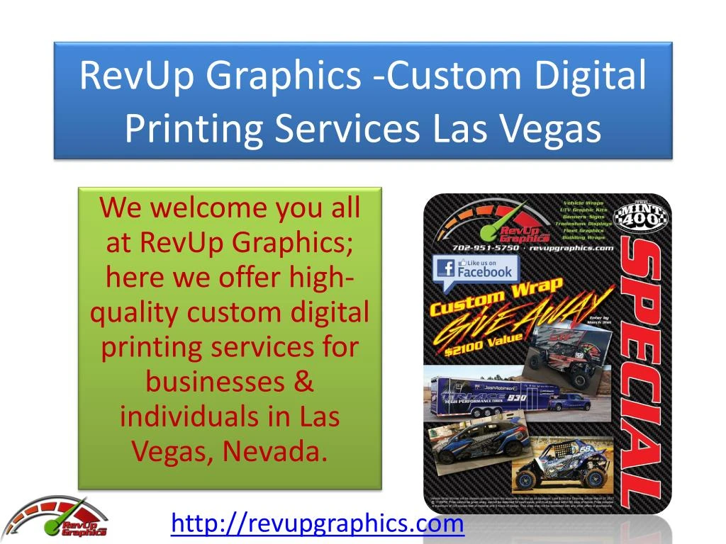 revup graphics custom digital printing services las vegas