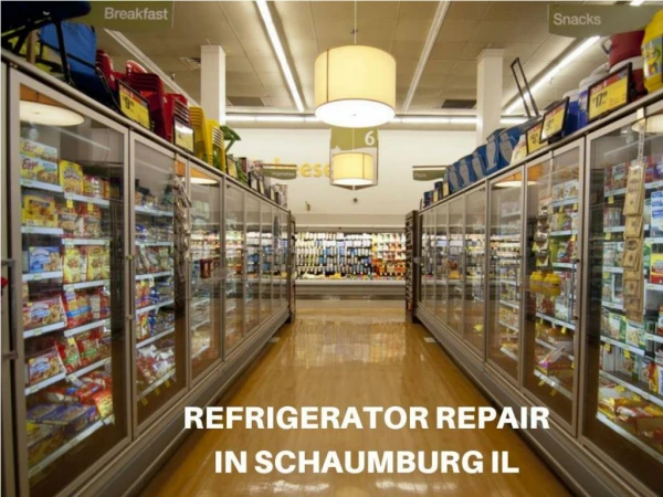 Keep your refrigerator repair in Schaumburg IL