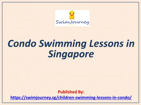 Condo Swimming Lessons in Singapore
