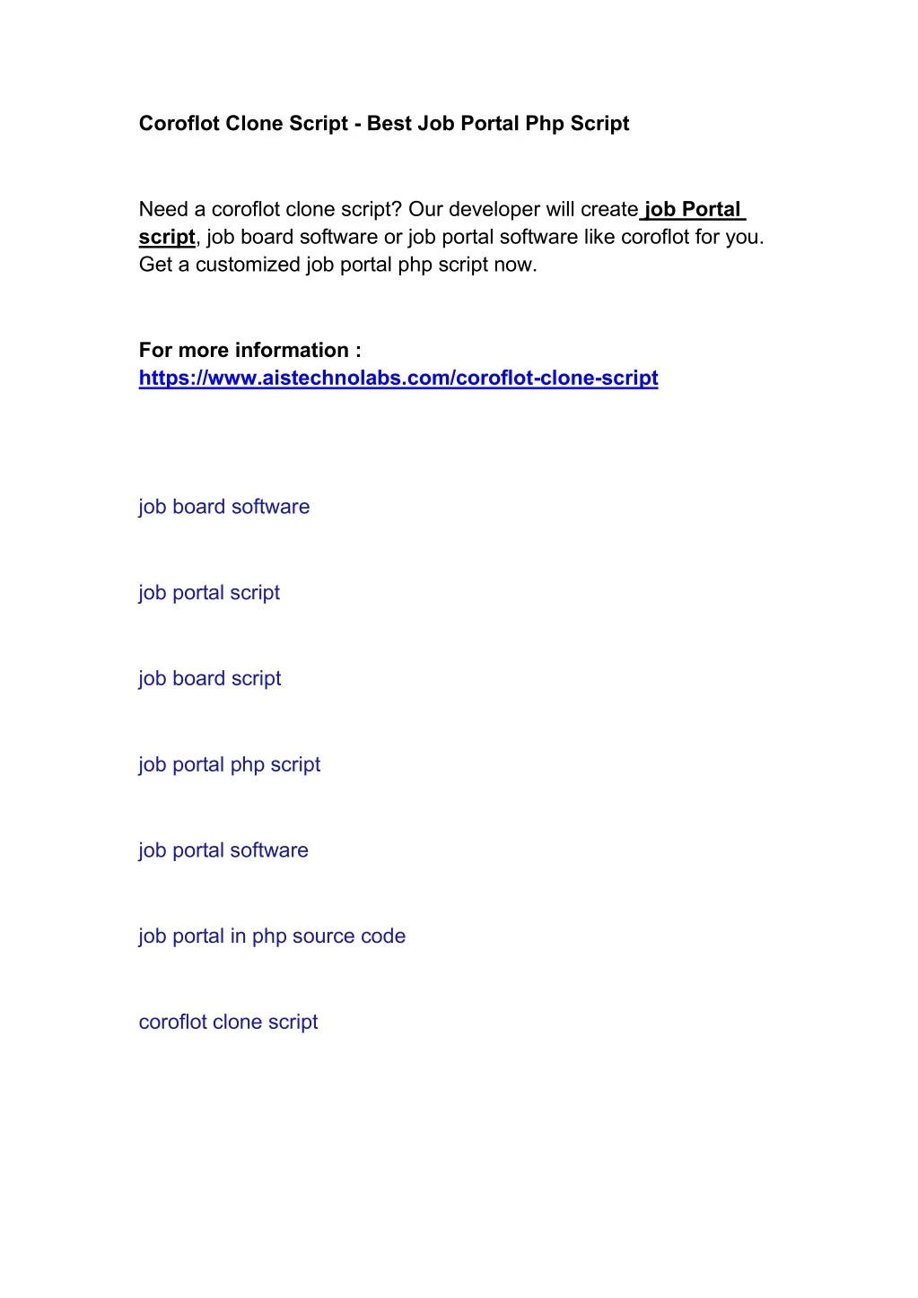 coroflot clone script best job portal php script