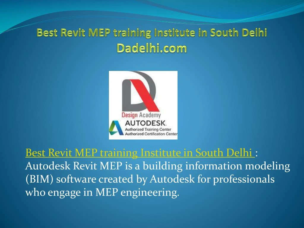 best revit mep training institute in south delhi dadelhi com