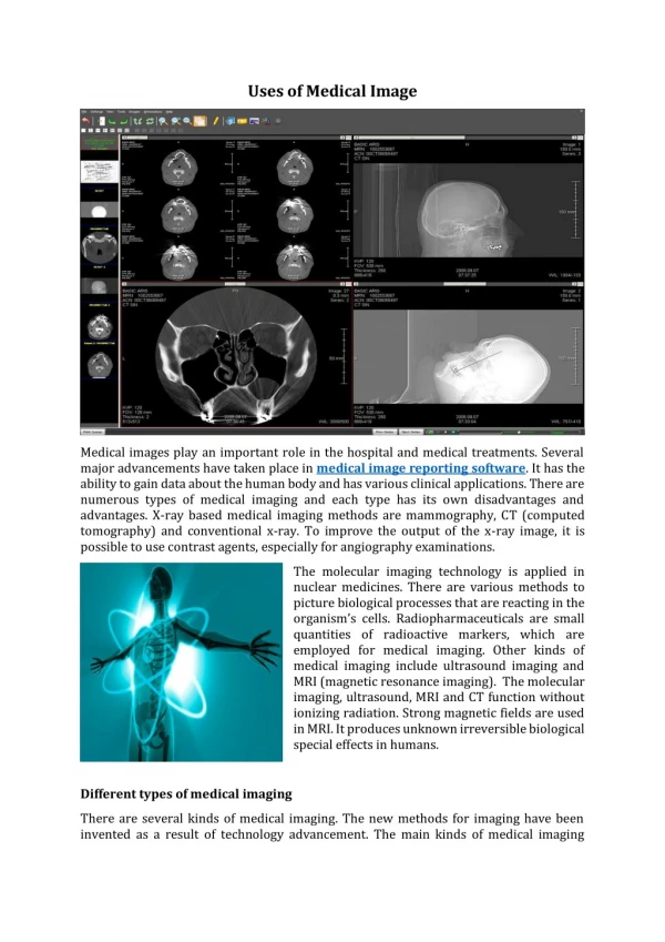 medical imaging software allied business
