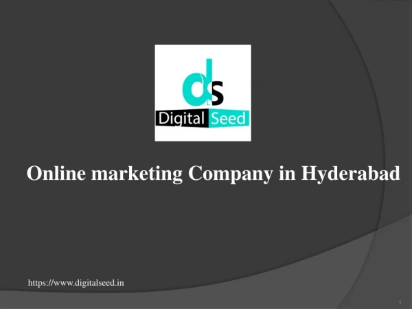 Online marketing company in Hyderabad | best online marketing agency in Hyderabad | Digitalseed