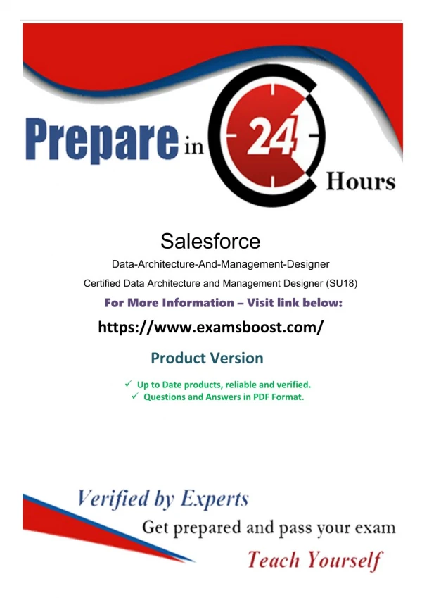 Get Valid Salesforce Data-Architecture-And-Management-Designer Exam Braindumps