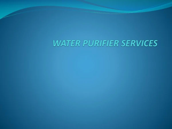 Water Purifier Repair-Get Instant Home Services-Book My Services