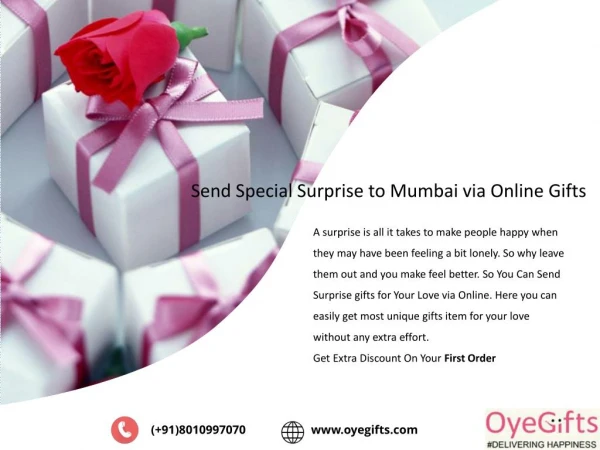 Send Special Surprise to Mumbai via Online Gifts
