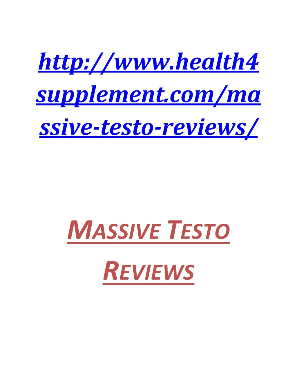 http www health4 supplement com ma ssive testo
