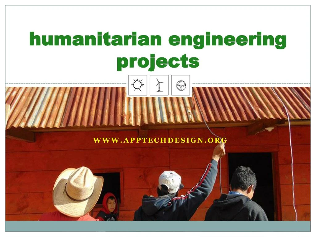 humanitarian engineering projects