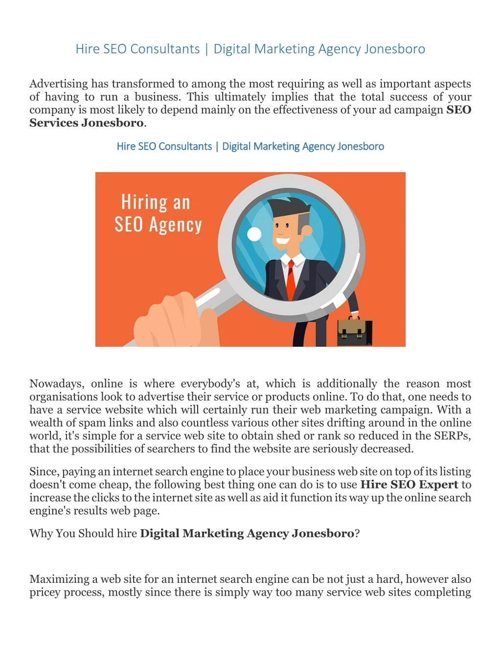 hire seo consultants digital marketing agency