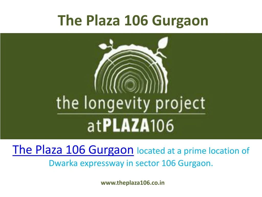 the plaza 106 gurgaon