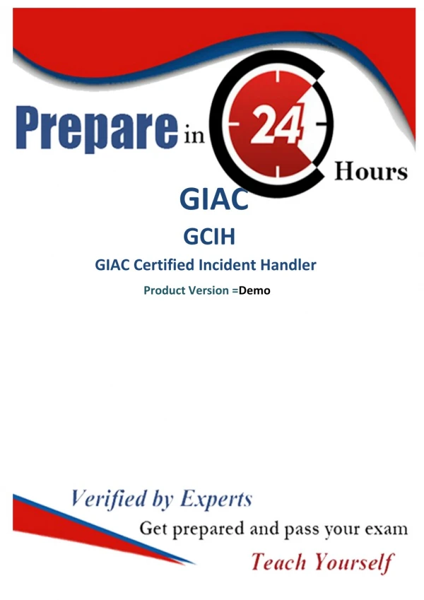 Exact GIAC Exam GCIH Dumps - GCIH Real Exam Questions Answers